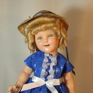Ideal, composition, Shirley Temple doll, vintage, collectible doll
