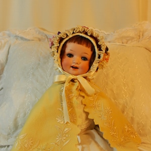 Heubach-Koppelsdorf porcelain head baby doll, antique doll, beautiful doll, collectible doll, decorative doll, antique character doll