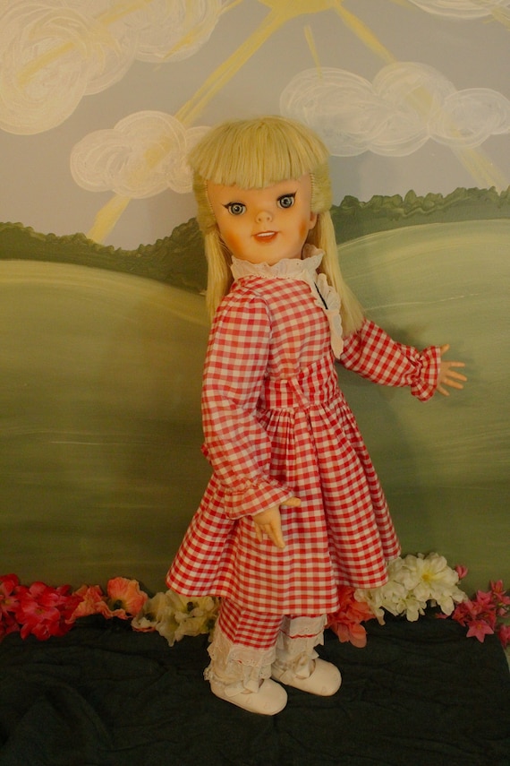 Vintage Pollyanna Doll by Uneeda Doll Company Circa 1960., Collectible Doll, Display Doll, Decorative Doll, Vintage Vinyl Doll, Victorian - Etsy Vintage Pollyanna Doll by Uneeda Doll Company Circa 1960., Collectible Doll, Display Doll, Decorative Doll, Vintage Vinyl Doll, Victorian - Etsy