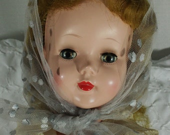 antique doll ❀ 頭巾姿にもドキドキ ミニョネットちゃん