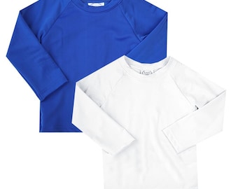 baby boy white rash guard