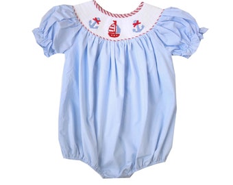 4th of july bubble romper