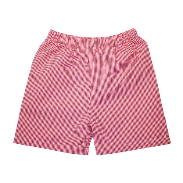 Red Gingham Shorts