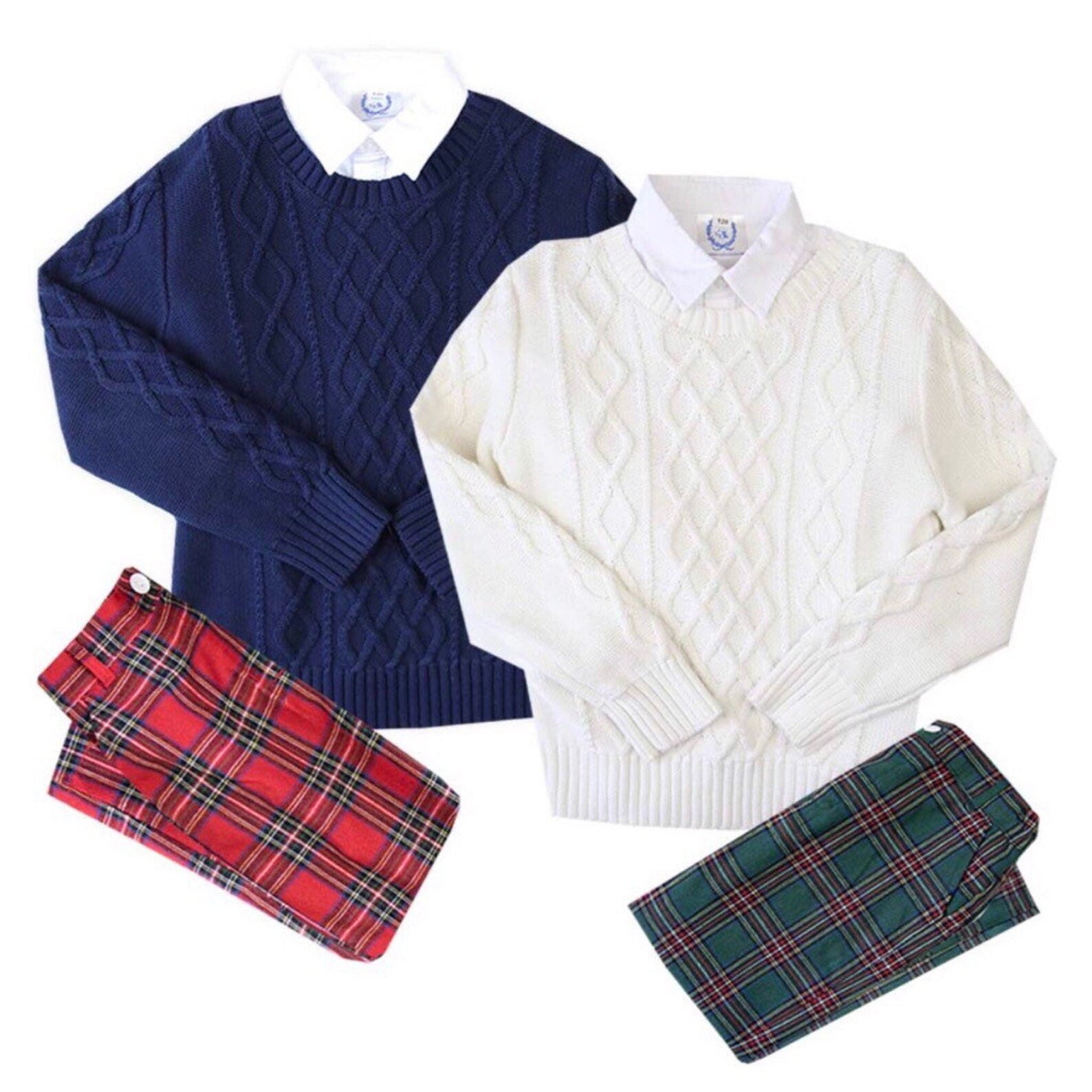 Child Ivory Cable Knit Sweater Big Boy Sweater Knit Sweater Etsy