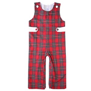 Red Tartan Plaid Longall Little Boy Christmas Longall - Etsy