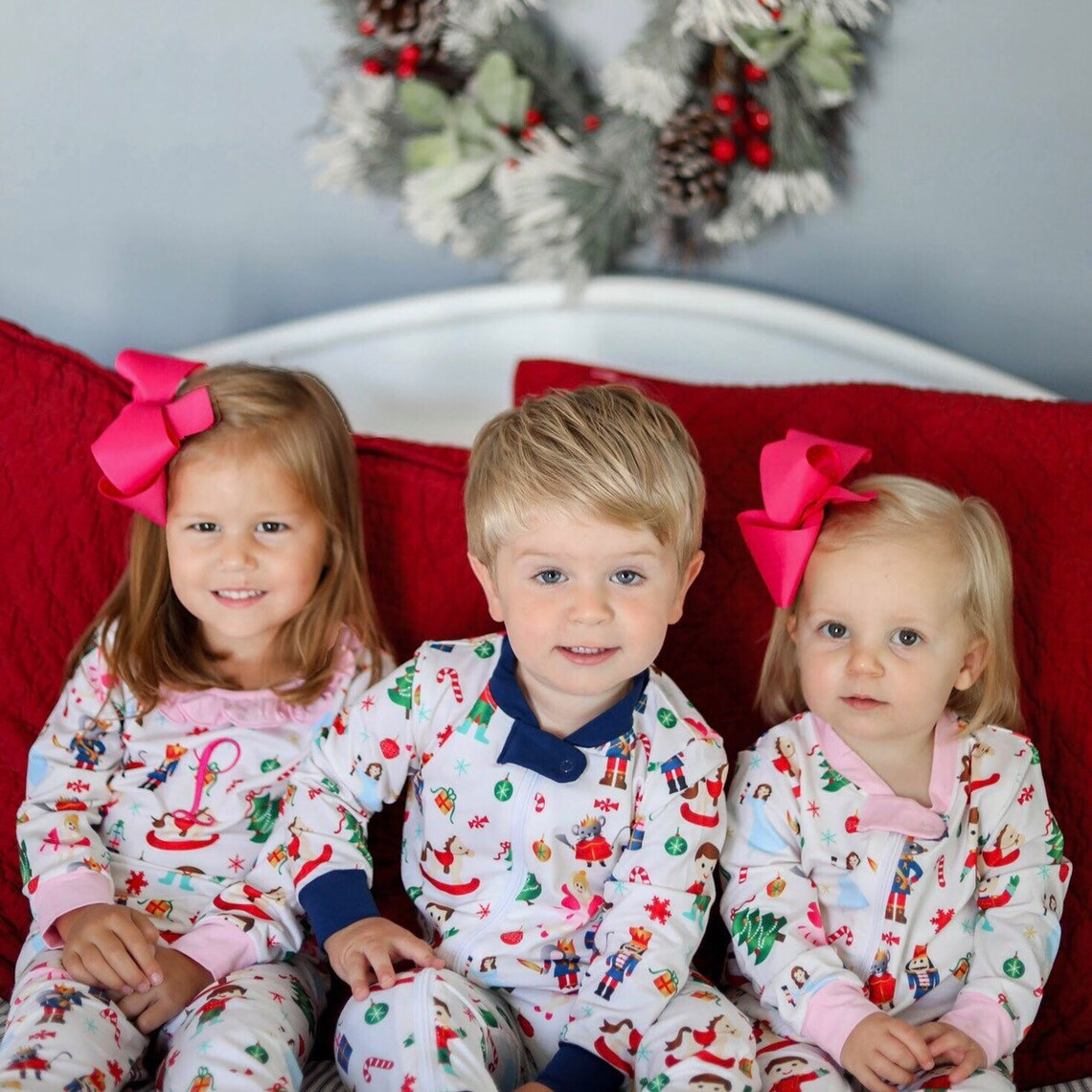 Baby Boy Nutcracker Loungeware Monogrammed Nutcracker Pajama Etsy