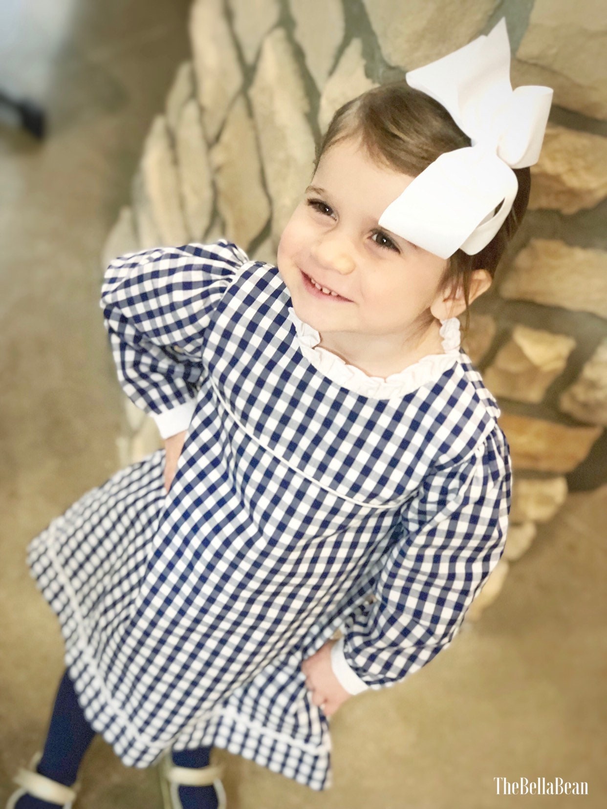 ruffle gingham dress