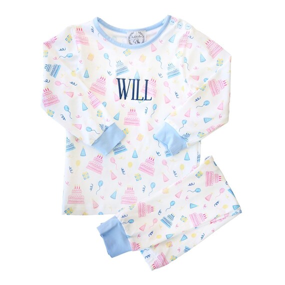 First birthday pajamas boy hot sale