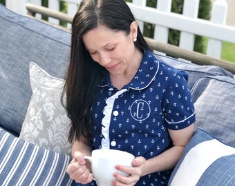 Anchor Pajamas - Etsy