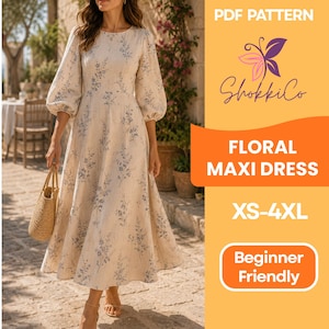 etsy floral maxi dress Ruffle Tiered Floral Maxi Dress