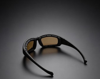 Gafas de sol polarizadas con lentes intercambiables, protección ocular militar de alto impacto para tiro, gafas de ciclismo con protección UV400 para uso deportivo.