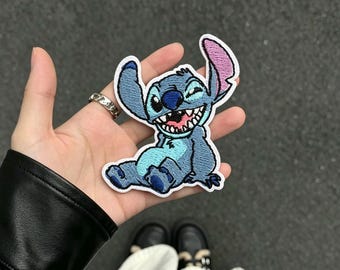 Disney “Lilo & Stitch” Embroidery Iron-On Patches, Cute Anime Embroidery Patches, Stitch Angel-Themed Couple Gifts, Perfect for Disney Fans.