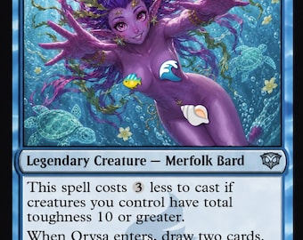 MTG Orysa, chorégraphe de Tide mandataire de 18 ans et plus Anime Waifu Les secrets de Strixhaven