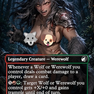 Tovolar die Mitternachtsgeißel Tovolar Dire Overlord MTG Proxy Anime Waifu