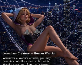 Araignée Gwen (Najeela the Blade Blossom) Anime proxy MTG Waifu 18+
