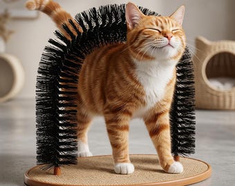 Arco de aseo para gatos