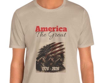 Camiseta "America the Great 250 years" hasta la talla 5XL