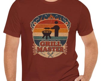Maestro de la parrilla, camiseta de algodón hasta la talla 5XL