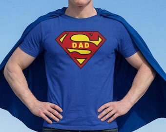 Súper Papá, camiseta de algodón hasta la talla 5XL para el Día del Padre