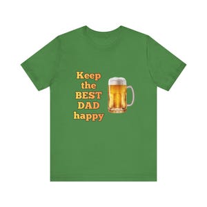 Happy Dad Cotton T-shirt up to 5 XL Leaf