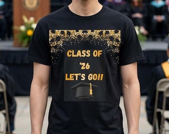 Camiseta de graduación para el día 26, hasta la talla 5XL