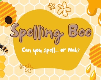Adult Spelling Bee Game