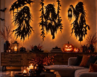 Gruseliges Halloween-SVG-Bundle | Horror-CNC-Dateien (Digitaler Download)