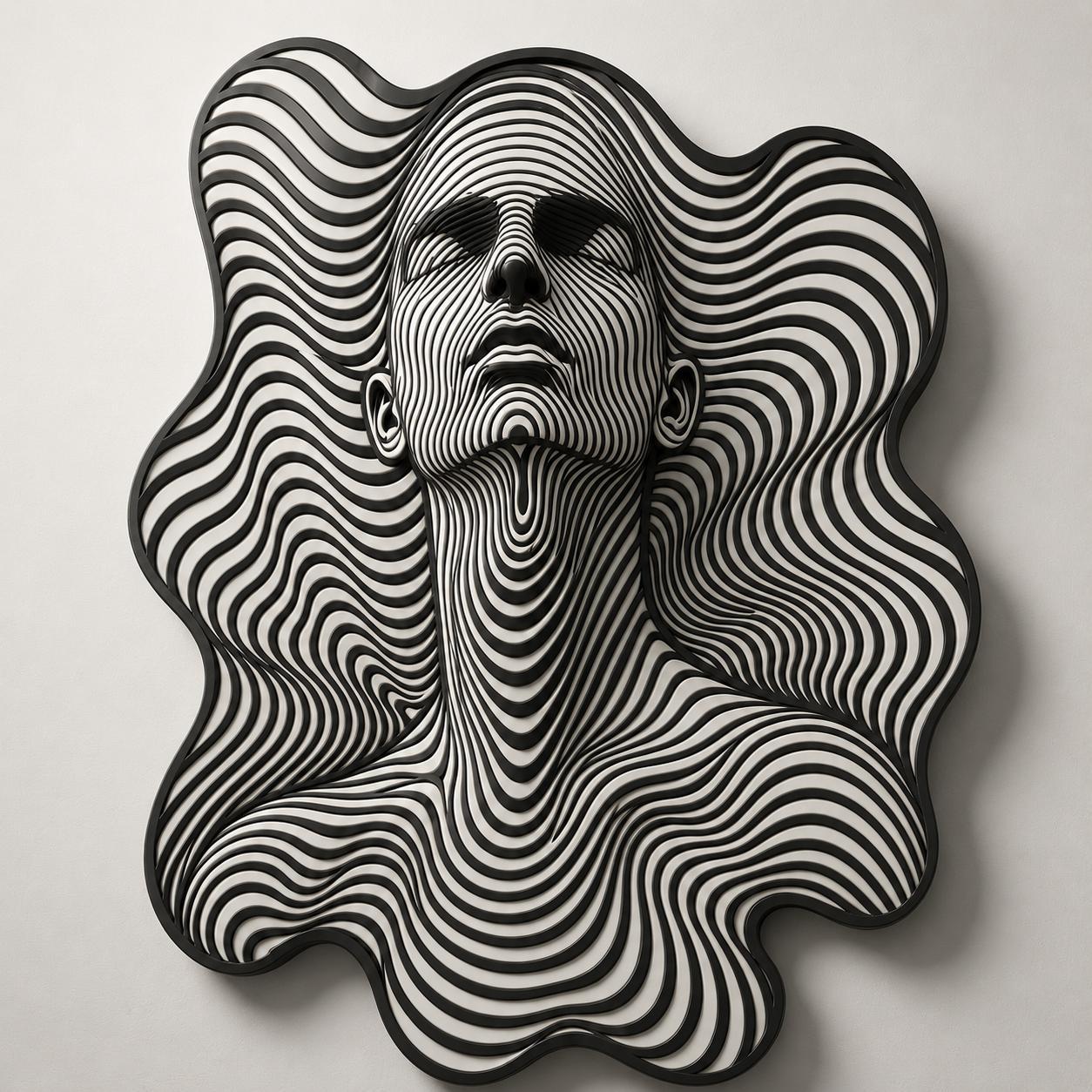 Optical illusion art - Etsy 日本