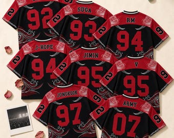 Camiseta de baño de BTS / Atuendo de concierto de Kpop de Bangtan Boys (creado por un fan)