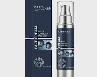 Krem do twarzy dla mężczyzn Particle – przeciwstarzeniowy krem do codziennej pielęgnacji (50 ml) Darmowa wysyłka