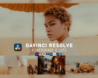 Cinematic LUTs & Pro PowerGrade | Teal Orange Film Look | Video Editing for Premiere Pro, CapCut, Final Cut, DaVinci Resolve