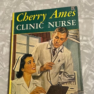 Cherry Ames #13 Clinic Nurse Yellow Spine PC Dollar Box Julie Tatham