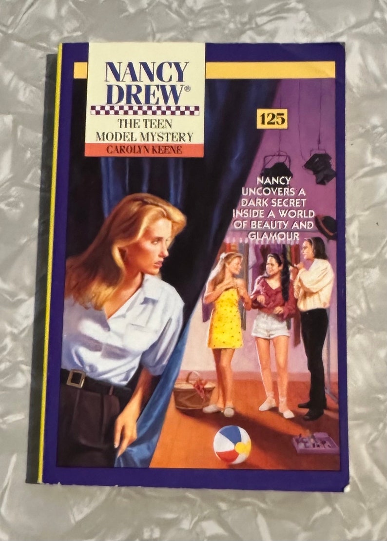 Nancy Drew 125 Teen Model Mystery Aladdin PB Carolyn Keene Aleta Jenks Cover image 1