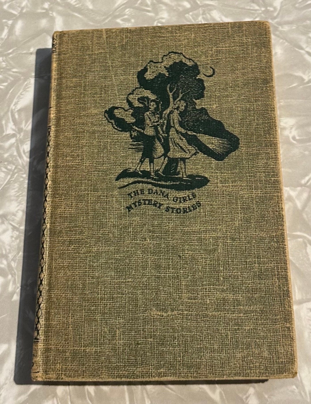 Dana Girls 11 Clue of the Rusty Key Green Tweed Carolyn Keene Etsy