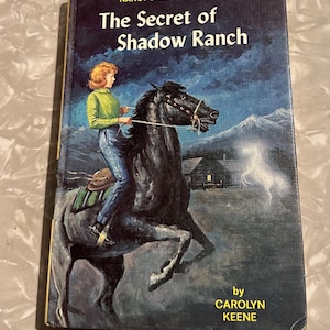 Nancy Drew #5 Secret of Shadow Ranch Matte Yellow PC RT Carolyn Keene