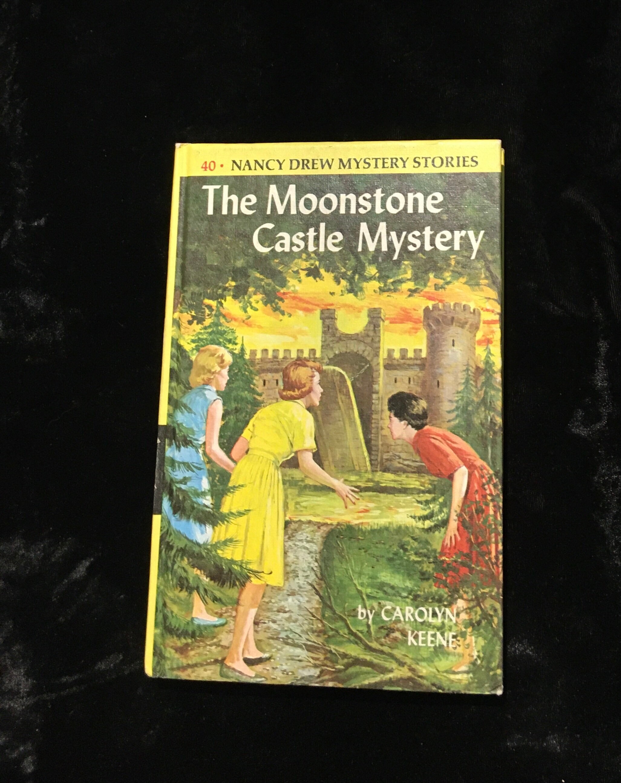 Nancy Drew 40 Moonstone Castle Mystery Matte Yellow PC - Etsy