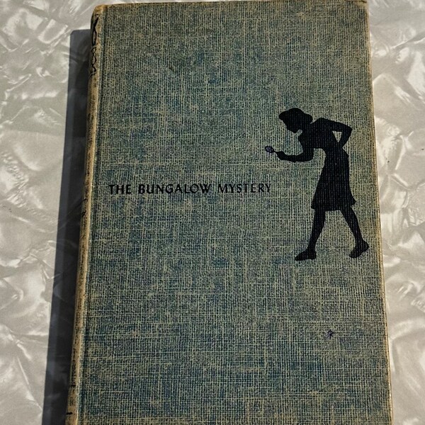 Nancy Drew #3 Bungalow Mystery RT Blue Tweed Carolyn Keene