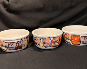 ヒューストン・ハーベスト ハーシーズ チョコレートシロップ アイスクリームボウル セラミック製