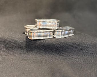 International Silver Company Serviettenringe aus Silberplatte in Chippendale