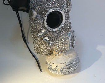 Swarovski Crystal Gas Mask