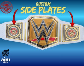 Women Undisputed Championship Title Replica belt Brass Plate 2mm 4mm Adult Size