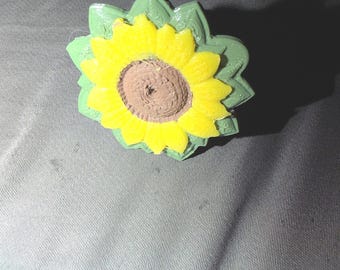 Sunflower Car Air Vent Clip