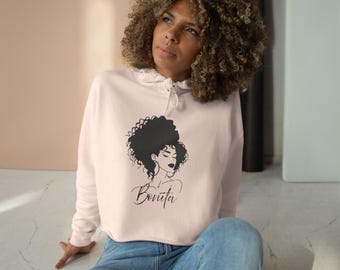 Sudadera Bonita / Dibujo lineal negro a mano, tipografía 'Bonita'
