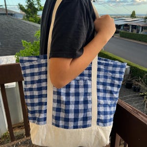 Large Palaka Tote Bag