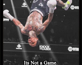Gervonta Davis Action Poster - Sports Wall Art