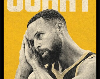 Steph Curry Poster - Sports Wall Art