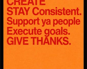 Get Fly Create Motivational Poster Wall Art