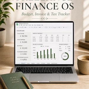 Freelance Finance OS Google Sheets Budget, Invoice & Tax Tracker