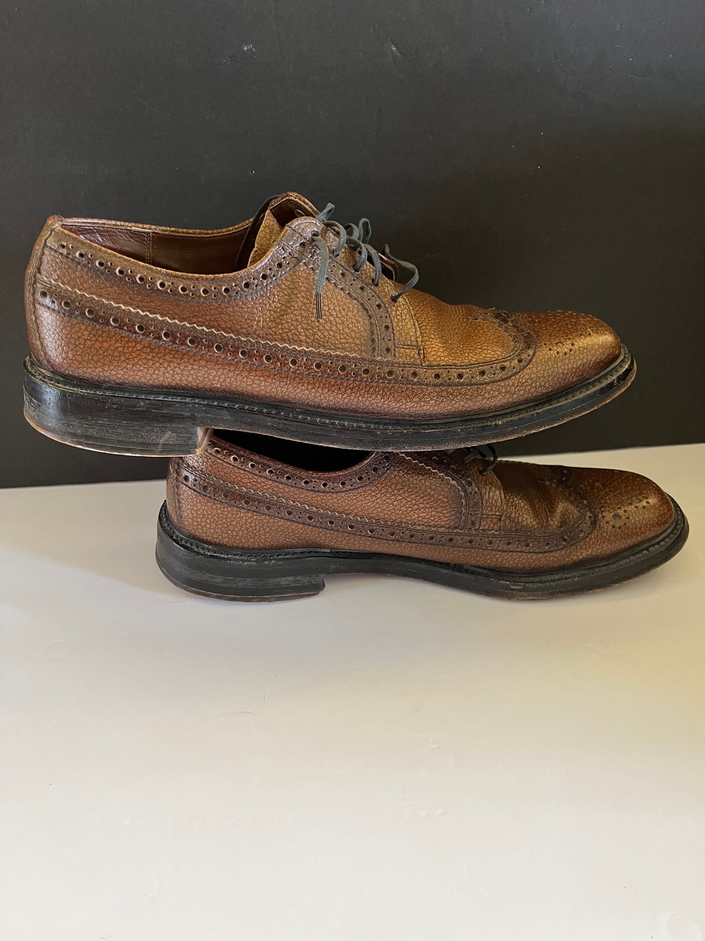 Vintage Weyenberg Massagic Longwing Wingtip Men's Size 10.5