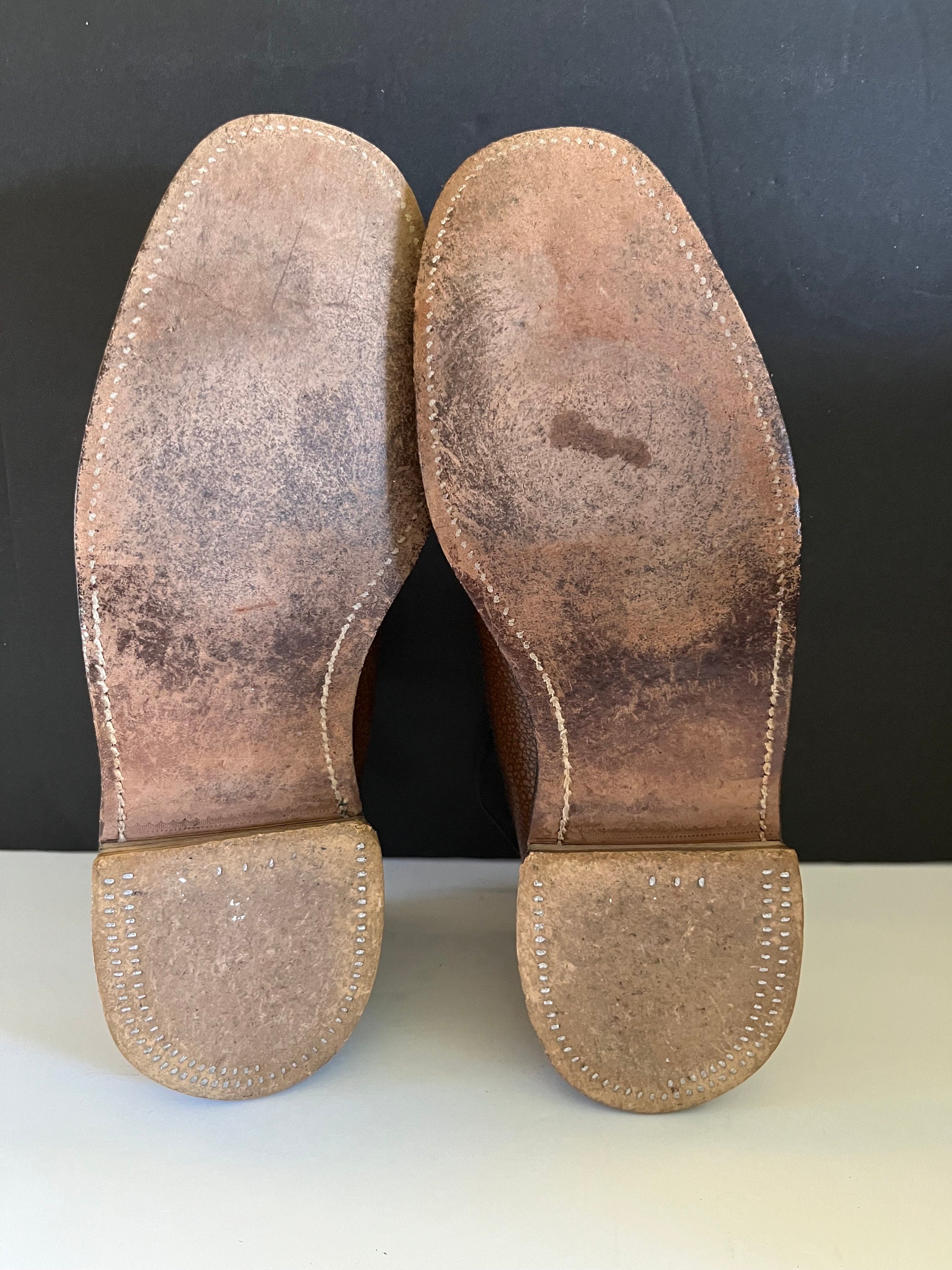 Vintage Weyenberg Massagic Longwing Wingtip Men's Size 10.5